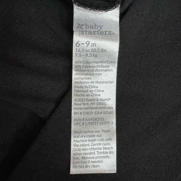 Baby Christmas New Years Eve Clothing Bundle Unisex Size 6-9 Months Holidays - Picture 11 of 11